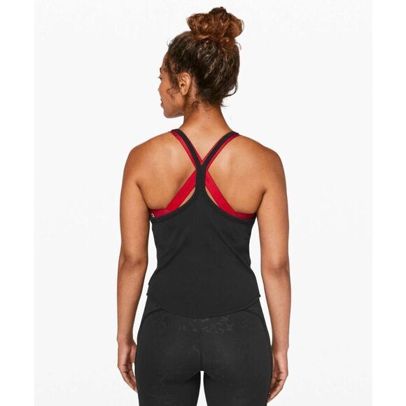 235- EUC Size 6 Lululemon Stronger as One Ribbed Tank *lululemon X Barrys - Picture 1 of 4
